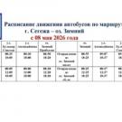 04.05.2026 Сегежа оз Зимний рейс 100